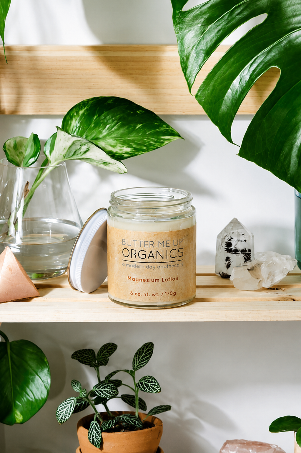 Organic Magnesium Body Lotion – Sleep & Muscle Recovery Cream