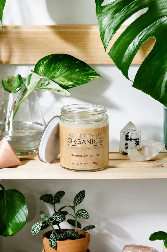 Organic Magnesium Body Lotion – Sleep & Muscle Recovery Cream