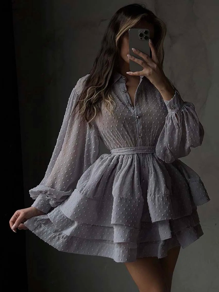 Dolly Power Lapel Dress
