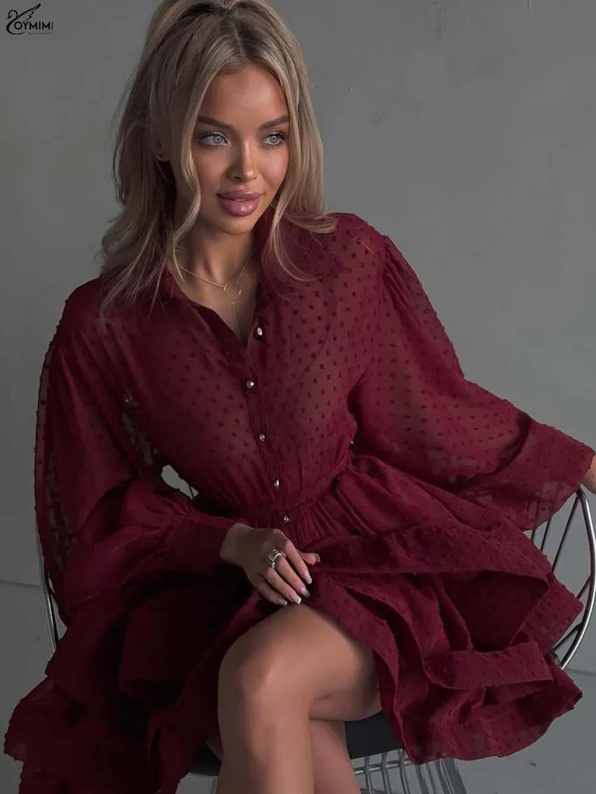 Dolly Power Lapel Dress