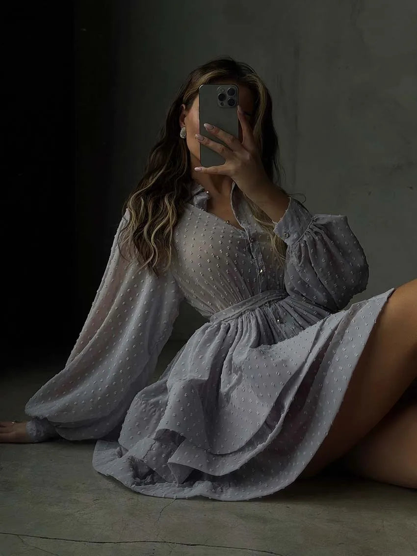 Dolly Power Lapel Dress