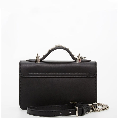 Rebel Stud Mini Crossbody – Black