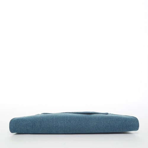 Denim Diva Clutch – Two-Tone Evening Bag