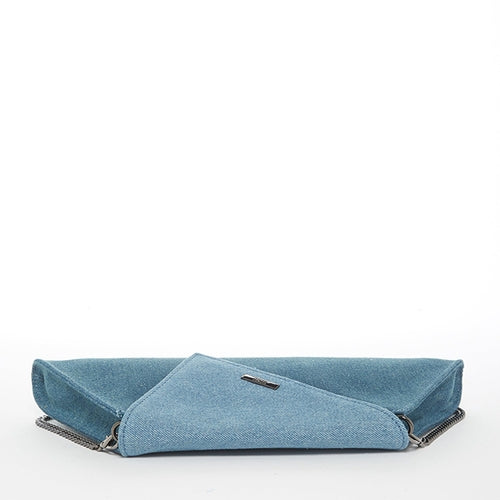 Denim Diva Clutch – Two-Tone Evening Bag